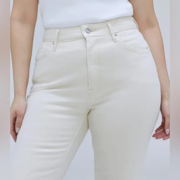 Everlane The Original Cheeky Jeans 35 NWT ECRU - Picture 5 of 12
